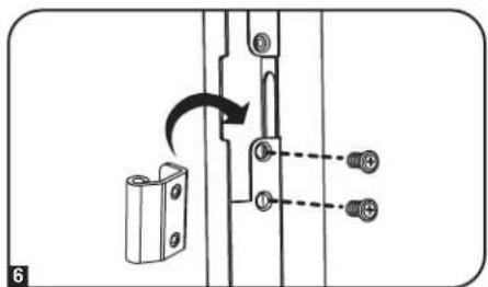 Diagram showing a mechanical assembly with a component and a directional arrow indicating rotation or movement.