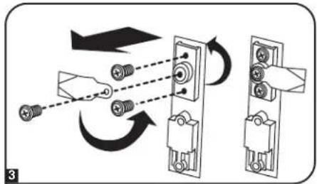Tripp Lite SmartRack SR14UBDP - Inversion de les portes avant et arrière (suite) - 1