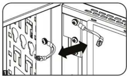 Tripp Lite SmartRack SR14UBDP - Invirtiendo las Puertas del Frente y Traseras - 1