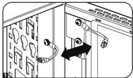 Tripp Lite SmartRack SR14UBDP - Inversion de les portes avant et arrière - 1