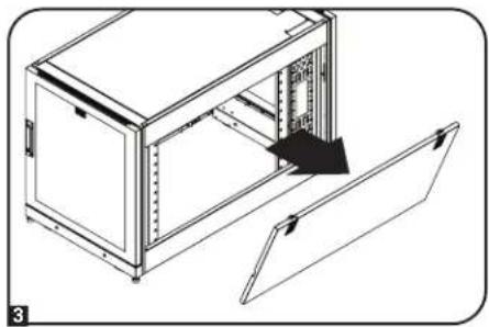 Tripp Lite SmartRack SR14UBDP - To Reinstall Side Panel, Reverse Steps 1-3 - 1