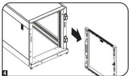 Tripp Lite SmartRack SR14UBDP - Reversing Front and Rear Doors (continued) - 2