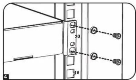 Tripp Lite SmartRack SR42UBDP48 - To Remove Cage Nuts, Reverse Steps 1-3 - 4