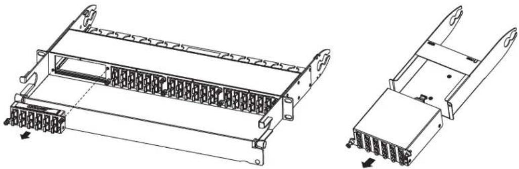 Tripp Lite N4842M246M12 - Inserción / Remoción de Casetes: - 1