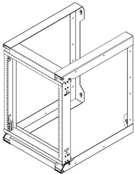 Tripp Lite SmartRack SRWO12US2 - Bâti pour serveur à montage mural à cadre ouvert à charnières - 1