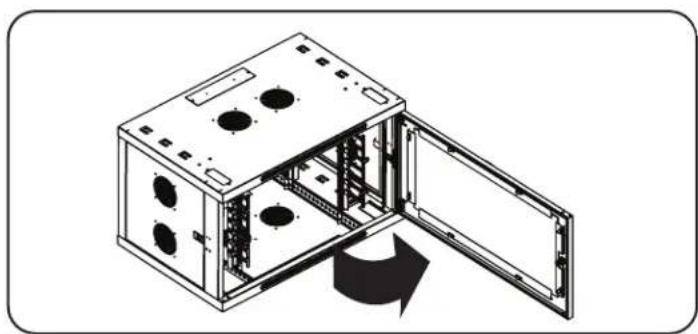 Tripp Lite SmartRack SRW9UDPVRT - Reversing the Enclosure - 2