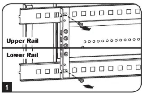 Tripp Lite SmartRack SRW9UDPVRT - Alternate Mounting: Tapped Hole Mounting Rail - 1