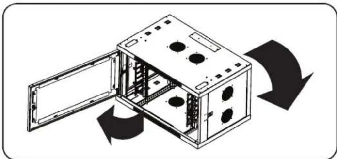 Tripp Lite SmartRack SRW9UDPVRT - Invirtiendo el Gabinete - 1