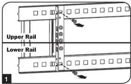 Tripp Lite SmartRack SRW18USDPG - Alternate Mounting: Tapped Hole Mounting Rail - 1