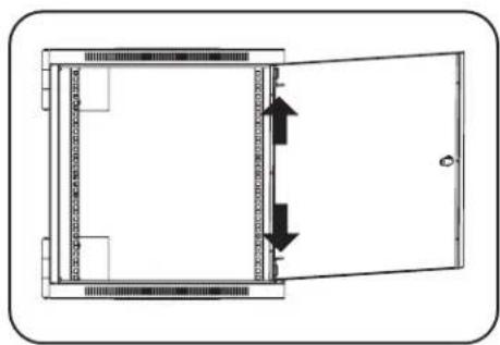 Tripp Lite SmartRack SR24UB - Como invertir las puertas - 3