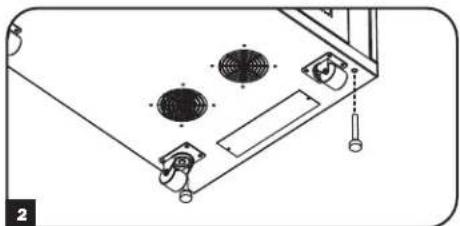 Tripp Lite SmartRack SR24UB - Installing Levelers - 2