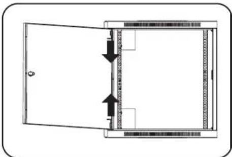 Tripp Lite SmartRack SR24UB - Reversing the Doors - 1
