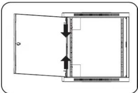 Tripp Lite SmartRack SR24UB - Inverser le sens des portes - 1