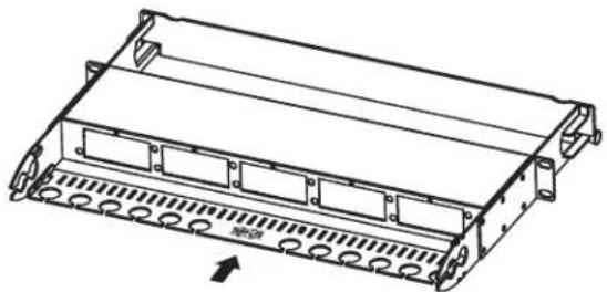 Tripp Lite N4822M246M12 - Installation du support de gestion des câbles - 2