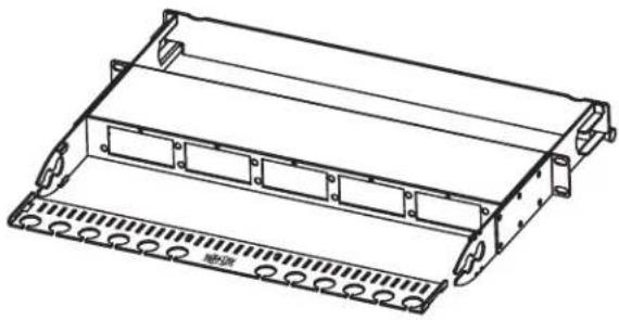 Tripp Lite N48201U - Installation du support de gestion des câbles - 1