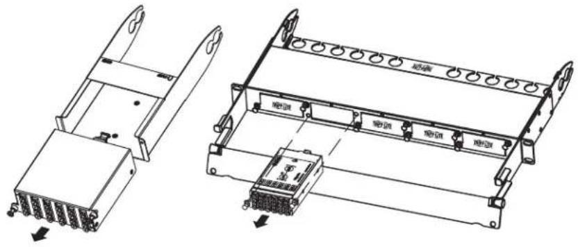 Tripp Lite N48201U - Insérer/retirer les cassettes - 1