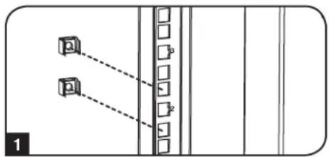 Tripp Lite SmartRack SRW6UG - Pour retirer les écrous cages, inversez les étapes 1-3. - 1