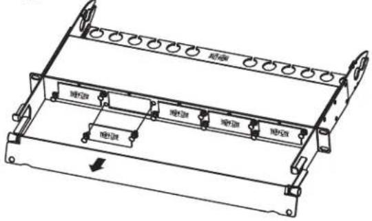 Tripp Lite N48204U - Solutions pour cassette à fibres de haute densité - 3