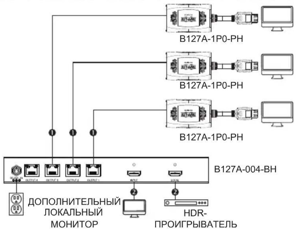 Tripp Lite B127A004BHPH3 - B127A-004-BHPH3 - 1