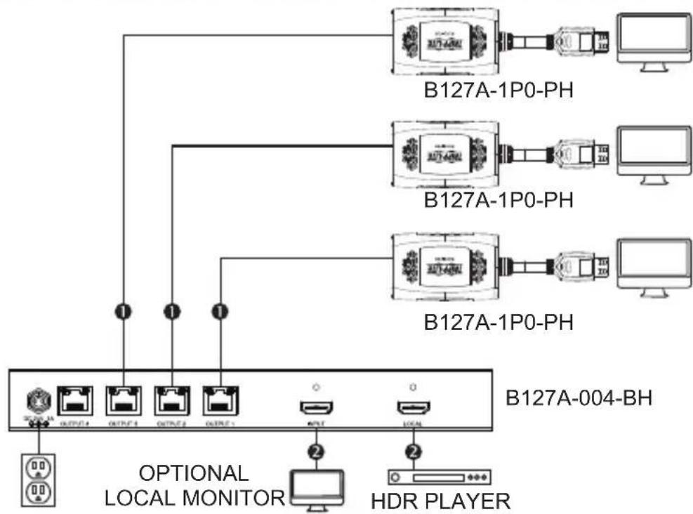 Tripp Lite B127A004BHPH3 - B127A-004-BHPH3 - 1