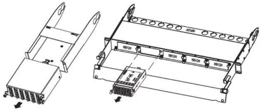 Tripp Lite N4823M8LC12 - Installation du support de blindage du panneau - 6