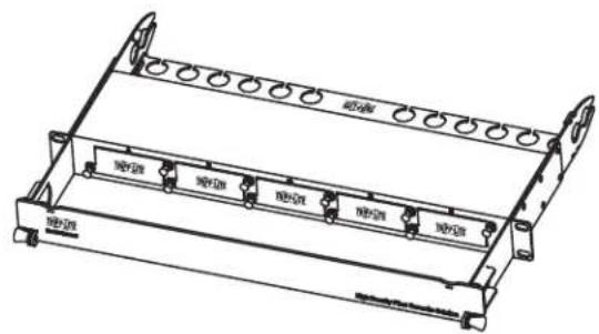 Tripp Lite N4823M8LC12 - Installation du support de blindage du panneau - 2