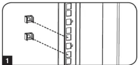 Tripp Lite SmartRack SRW6UWG - Installation et retrait des écrous cages - 1