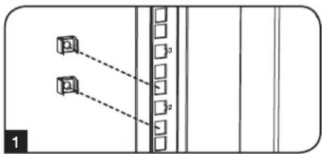 Tripp Lite SmartRack SRW6UWG - Para Retirar las Tuercas de Fijacion, Invierta los Pasos 1-3 - 1