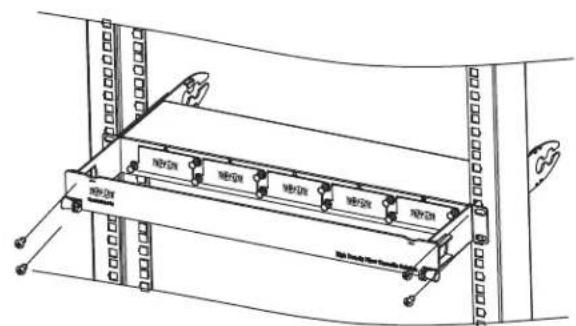 Tripp Lite N4821M24LC12 - Installation du support de blindage du panneau - 8