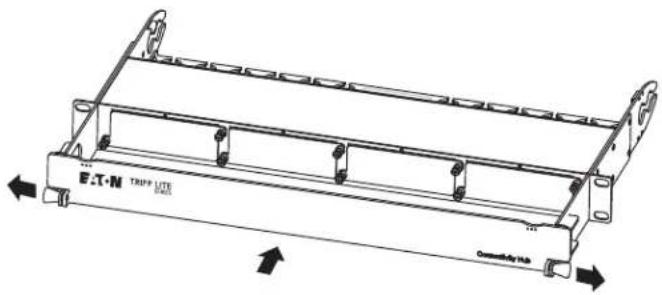 Tripp Lite N48412M12 - Inserimento/rimozione dei pannelli di copertura: - 1