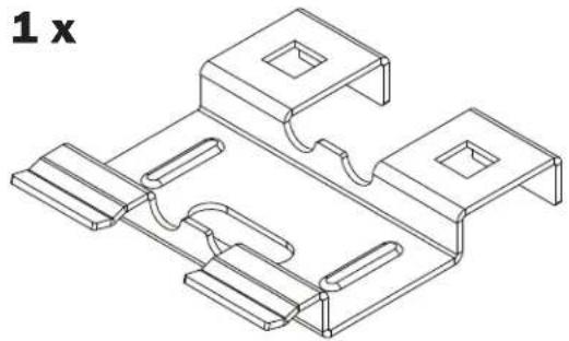 Tripp Lite SmartRack SRWBTLCPLRBS - Coupleur sans vis pour tablettes à câbles pour panier métallique SRWB - 4