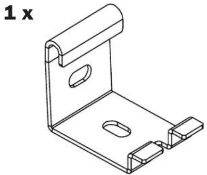 Tripp Lite SmartRack SRWBWALLBRKTLD - Support pour usage léger pour tablettes à câbles pour panier métallique SRWB - 4