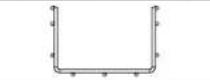 Tripp Lite SmartRack SRWB12410STR6 - Modèles et dimensions de tablettes pour panier - 2