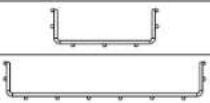 Tripp Lite SmartRack SRWB12410STR6 - Modèles et dimensions de tablettes pour panier - 1