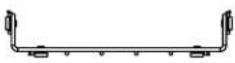 Tripp Lite SmartRack SRWB6210X2STR - Модели и размеры проволочных лотков - 2