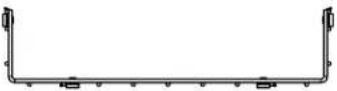Tripp Lite SmartRack SRWB6210X2STR - Модели и размеры проволочных лотков - 5