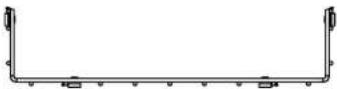 Tripp Lite SmartRack SRWB6210X2STR - Modèles et dimensions de tablettes pour panier - 5