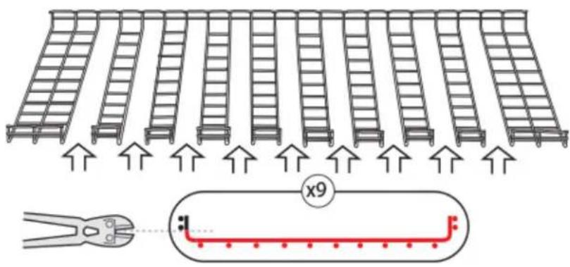 Tripp Lite SmartRack SRWBUNVCPLR - Balaie - 1