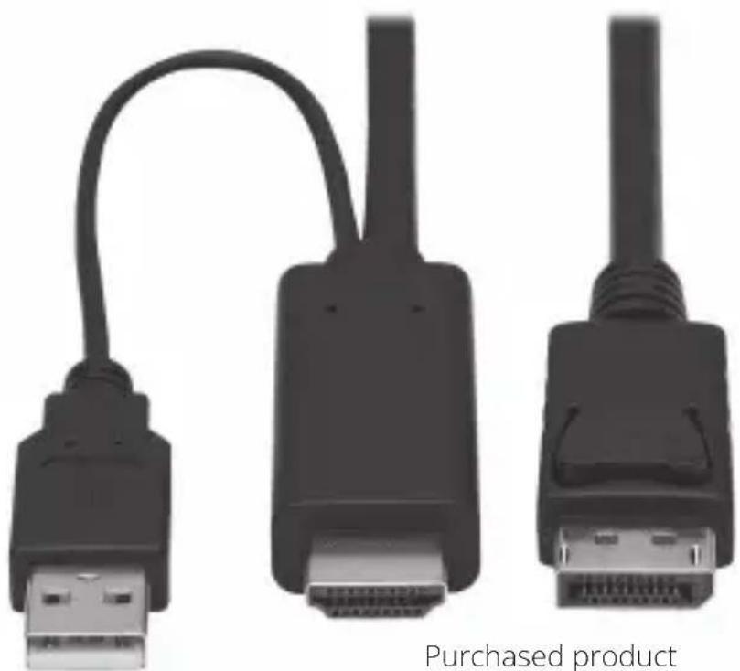 Tripp Lite P56701M - HDMI to DisplayPort 1.2 Active Cable - 1