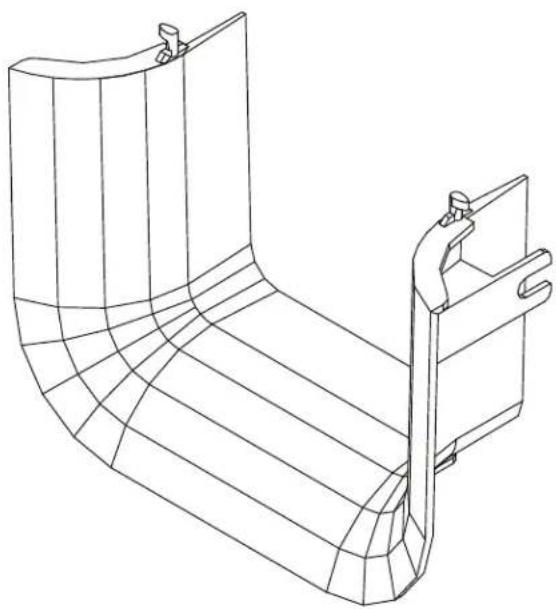 Tripp Lite SmartRack SRFC10DROP - Trousse trumped drop-out pour système d'acheminement des fibres - 1