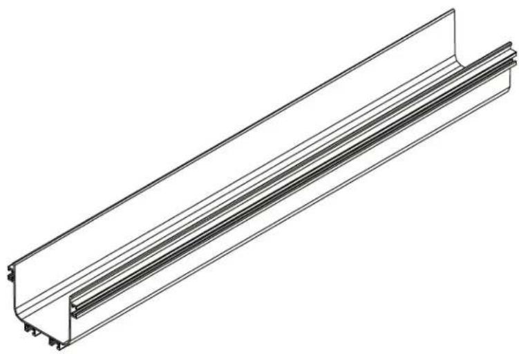 Tripp Lite SmartRack SRFC5STR48 - Section en u droite pour système d'acheminement des fibres - 1