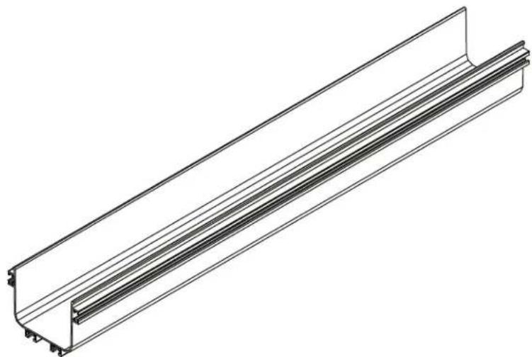 Tripp Lite SmartRack SRFC10STR72 - Straight Channel Section for Fiber Routing System - 1