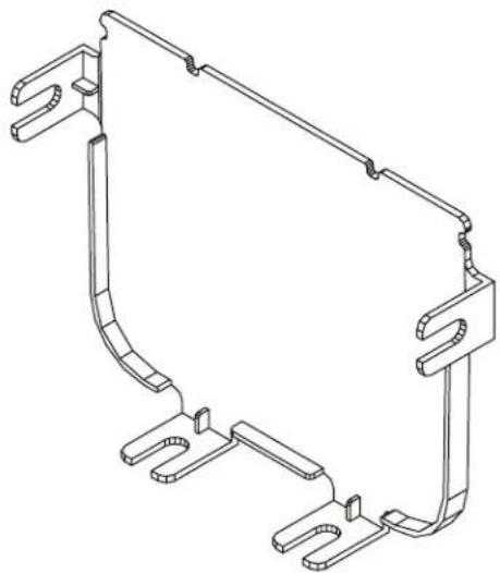 Tripp Lite SmartRack SRFC10CAP - Trousse d'embout pour système d'acheminement de fibres - 1