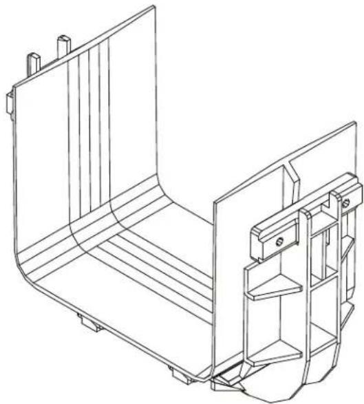 Tripp Lite SmartRack SRFC5CPL5 - Coupleur pour système d'acheminement de fibres - 1