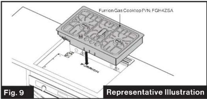 Furrion Chef Collection FG21MA1EABG - Cooktop Installation - 1