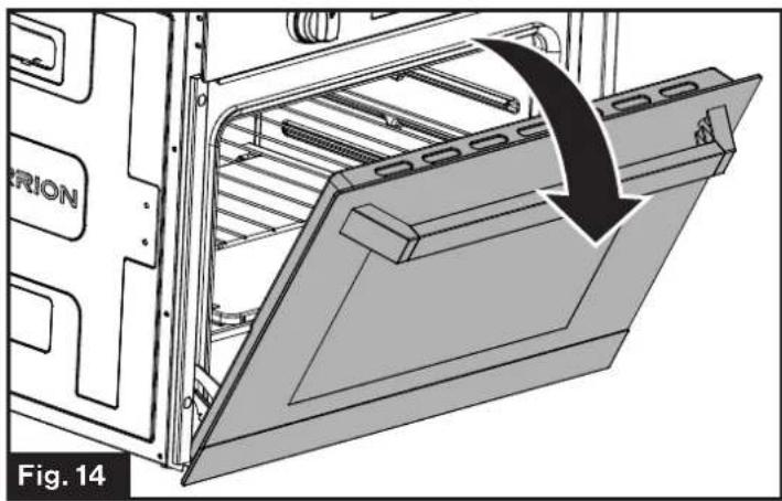 Furrion Chef Collection FG21MA1EABG - Cuando se desee quitar la puerta: - 1