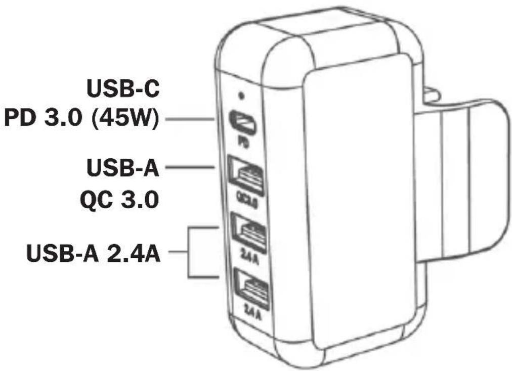 Tripp Lite U280A04A3C1 - Feature Identification - 1