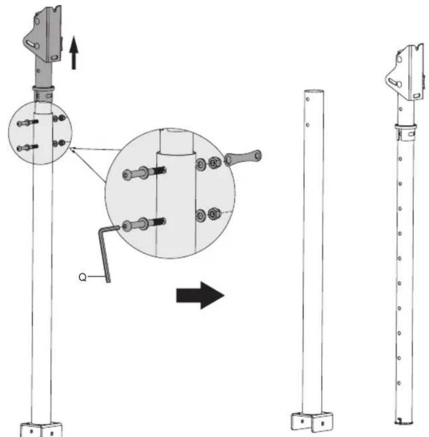 Tripp Lite DMC1342S - Assemble Vertical Support - 1