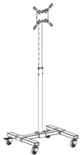 Tripp Lite DMC1342S - Chariot pour télévision mobile avec roulettes verrouillables - 1