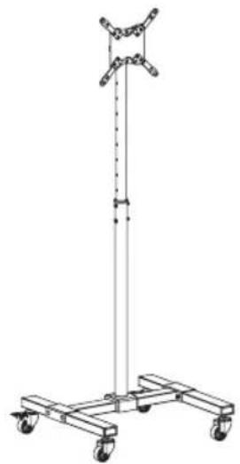 Tripp Lite DMC1342S - Mobiler TV-Wagen mit Feststellrollen - 1